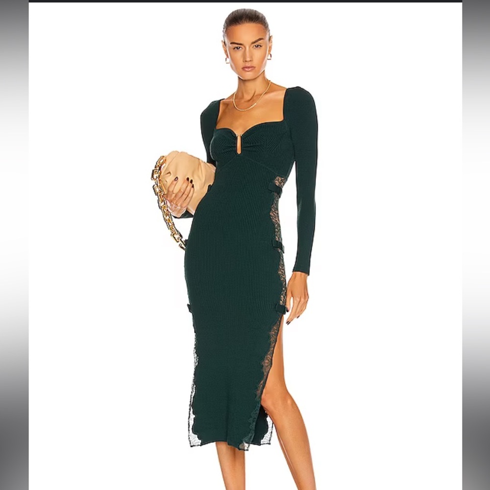 Self Portrait Lace Knit Dress